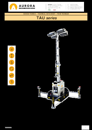 Osvětlovací věže Aurora Tau 4x320W