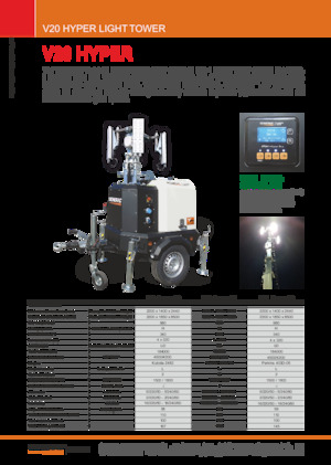 Osvětlovací věže Generac Mobile V 20 Hyper K2