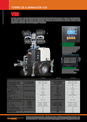 Osvětlovací věže Generac Mobile V 20 Y2