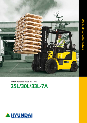 Čelní vysokozdvižné LPG vozíky Hyundai 25L-7A