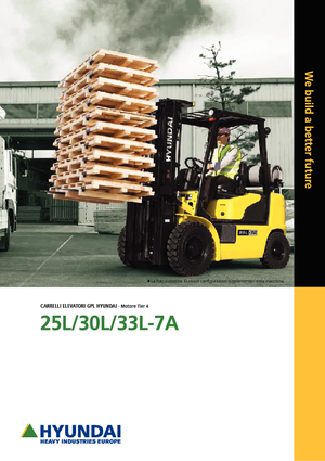 Čelní vysokozdvižné LPG vozíky Hyundai 25L-7A