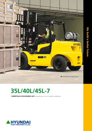 Čelní vysokozdvižné LPG vozíky Hyundai 35 L 7