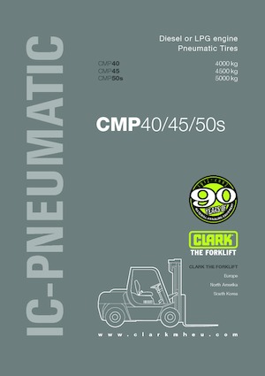 Čelní vysokozdvižné LPG vozíky Clark CMP 45 L