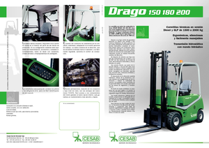 Čelní vysokozdvižné LPG vozíky Cesab Drago 180
