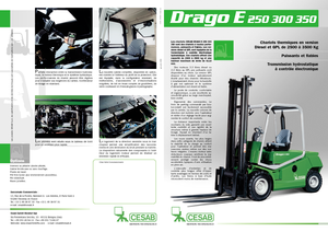 Čelní vysokozdvižné LPG vozíky Cesab Drago 300 E