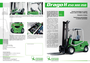 Čelní vysokozdvižné LPG vozíky Cesab Drago 300 H