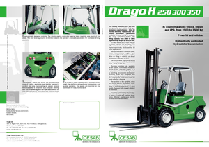 Čelní vysokozdvižné LPG vozíky Cesab Drago 300 H
