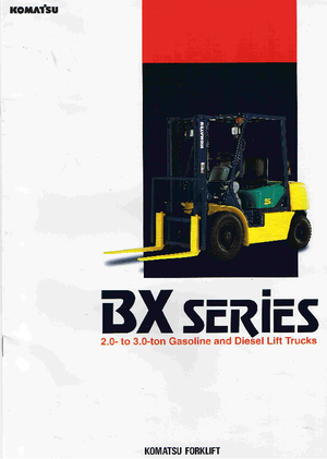 Čelní vysokozdvižné LPG vozíky Komatsu FG 20 HT-12