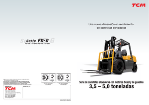 Čelní vysokozdvižné LPG vozíky TCM FG 40 T 9