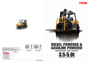 Čelní vysokozdvižné LPG vozíky TCM FG 40 T 9