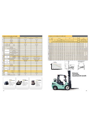 Čelní vysokozdvižné LPG vozíky Maximal FGL 30 T-M2WA3