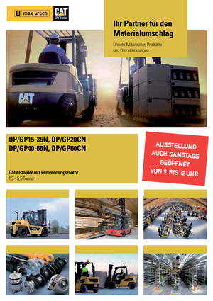 Čelní vysokozdvižné LPG vozíky Caterpillar GP20N