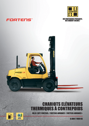 Čelní vysokozdvižné LPG vozíky Hyster H6.0FT