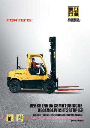Čelní vysokozdvižné LPG vozíky Hyster H6.0FT