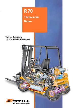 Čelní vysokozdvižné LPG vozíky Still R 70-25 T