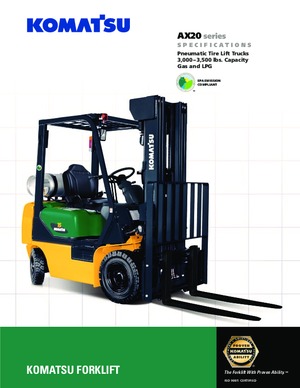 Čelní vysokozdvižné LPG vozíky Komatsu FG 18 HT-17