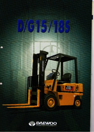 Čelní vysokozdvižné LPG vozíky Doosan G 18 S