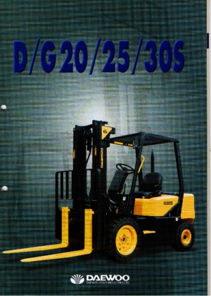 Čelní vysokozdvižné LPG vozíky Doosan G 25 S 3