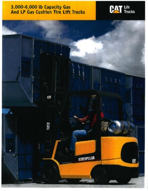 Čelní vysokozdvižné LPG vozíky Caterpillar GC30K