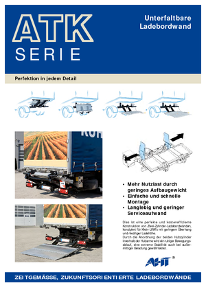 Nakládací plošiny AHT ATK 500 ST/ST