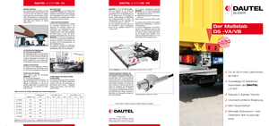 Nakládací plošiny DAUTEL DS 3000 VA