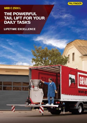 Nakládací plošiny MBB Palfinger MBB C 2500 L