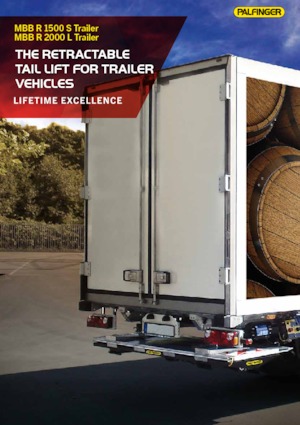 Nakládací plošiny MBB Palfinger MBB R 2000 L TRAILER
