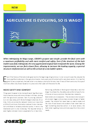 Podvalníky Joskin TRAILED WAGO TR8000D13