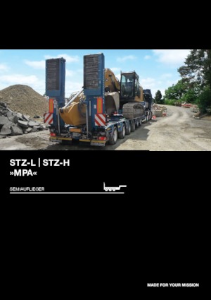 Nízkoložné návěsy Goldhofer MPA