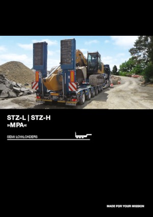 Nízkoložné návěsy Goldhofer MPA