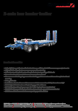 Podvalníky Schwarzmüller 5-axle low loader trailer