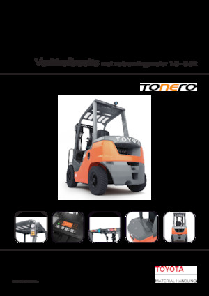 Čelní vysokozdvižné LPG vozíky Toyota 02-8 FGF 18