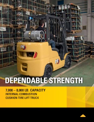 Čelní vysokozdvižné LPG vozíky Caterpillar 2C8000