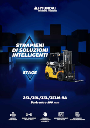 Čelní vysokozdvižné LPG vozíky Hyundai 33L-9A