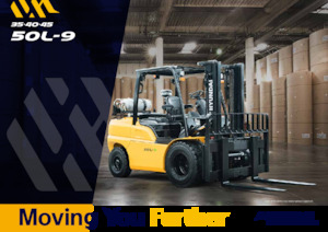 Čelní vysokozdvižné LPG vozíky Hyundai 35L-9