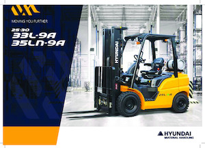 Čelní vysokozdvižné LPG vozíky Hyundai 35LN-9A