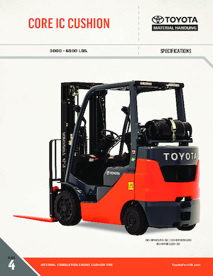 Čelní vysokozdvižné LPG vozíky Toyota 40-8FGCU30