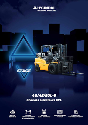Čelní vysokozdvižné LPG vozíky Hyundai 40L-9