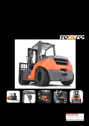 Čelní vysokozdvižné LPG vozíky Toyota 8 FG 70N 
