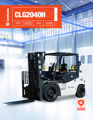Čelní vysokozdvižné LPG vozíky Liugong CLG2040H/L LPG