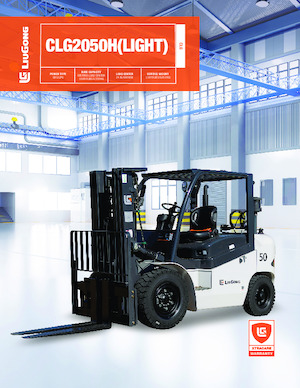 Čelní vysokozdvižné LPG vozíky Liugong CLG2050H/L LPG