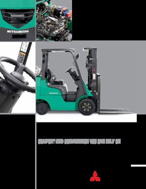 Čelní vysokozdvižné LPG vozíky Mitsubishi FGC20CN