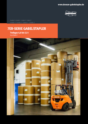 Čelní vysokozdvižné LPG vozíky Doosan G40SC-7