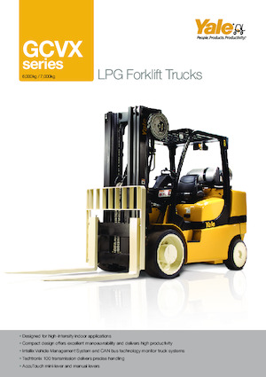 Čelní vysokozdvižné LPG vozíky Yale GLC60VX Value