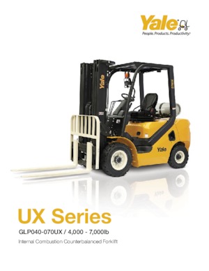 Čelní vysokozdvižné LPG vozíky Yale GLP050UX