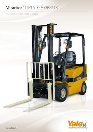 Čelní vysokozdvižné LPG vozíky Yale GLP25TK