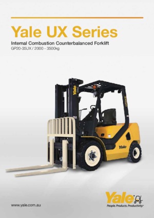 Čelní vysokozdvižné LPG vozíky Yale GLP25UX