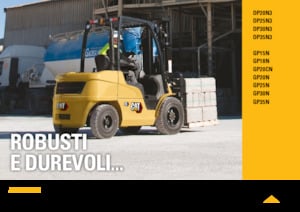 Čelní vysokozdvižné LPG vozíky Caterpillar GP18N 