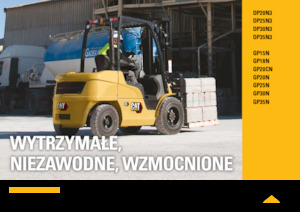 Čelní vysokozdvižné LPG vozíky Caterpillar GP18N 