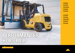 Čelní vysokozdvižné LPG vozíky Caterpillar GP50N3